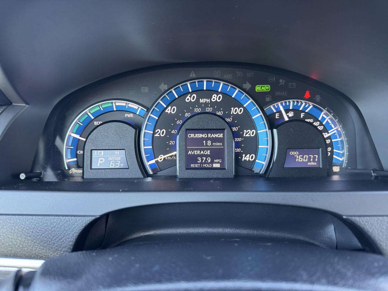 Toyota Camry Hybrid 4dr Sdn XLE (Natl) 2012