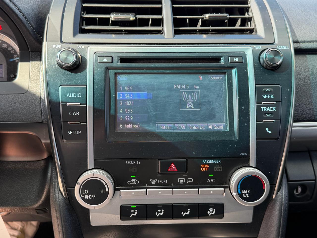 Toyota Camry 2014.5 4dr Sdn I4 Auto SE Sport (Natl) 2014