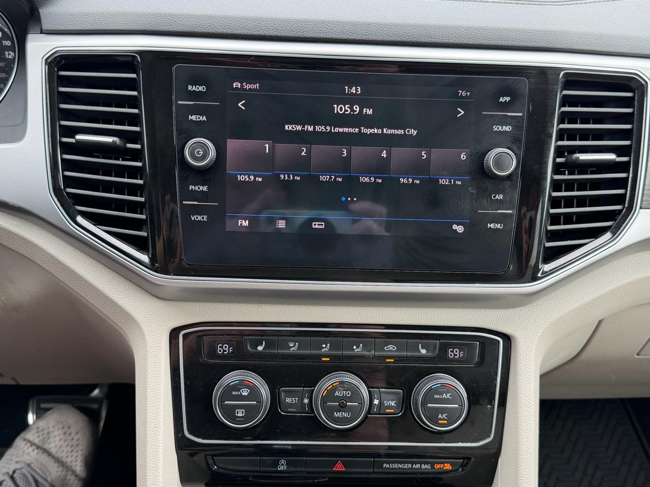 Volkswagen Atlas 3.6L V6 SEL 4MOTION 2018