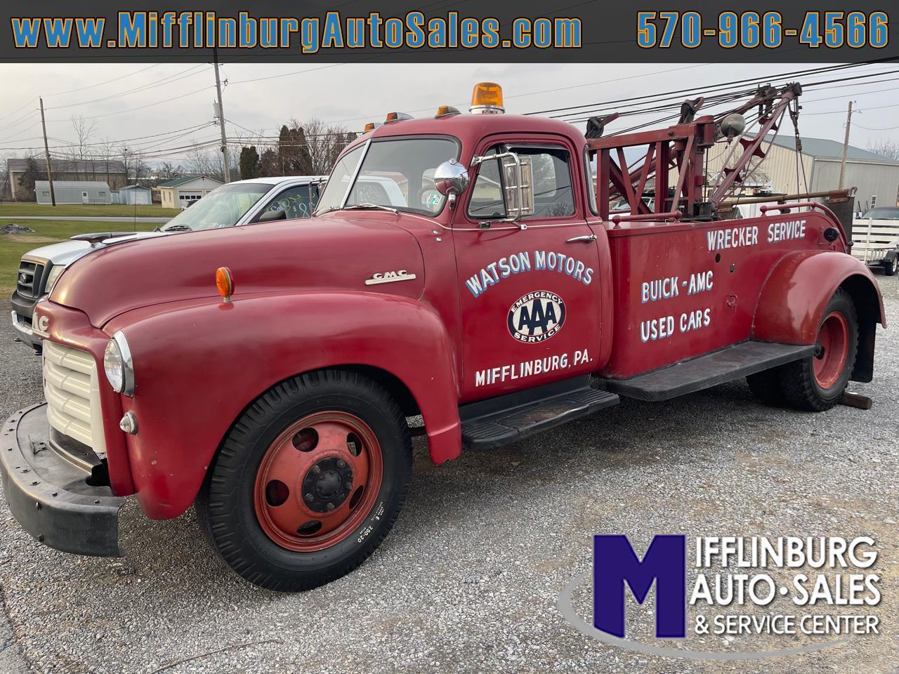 Used 1952 GMC Tow Truck for Sale in Mifflinburg PA 17844 Mifflinburg