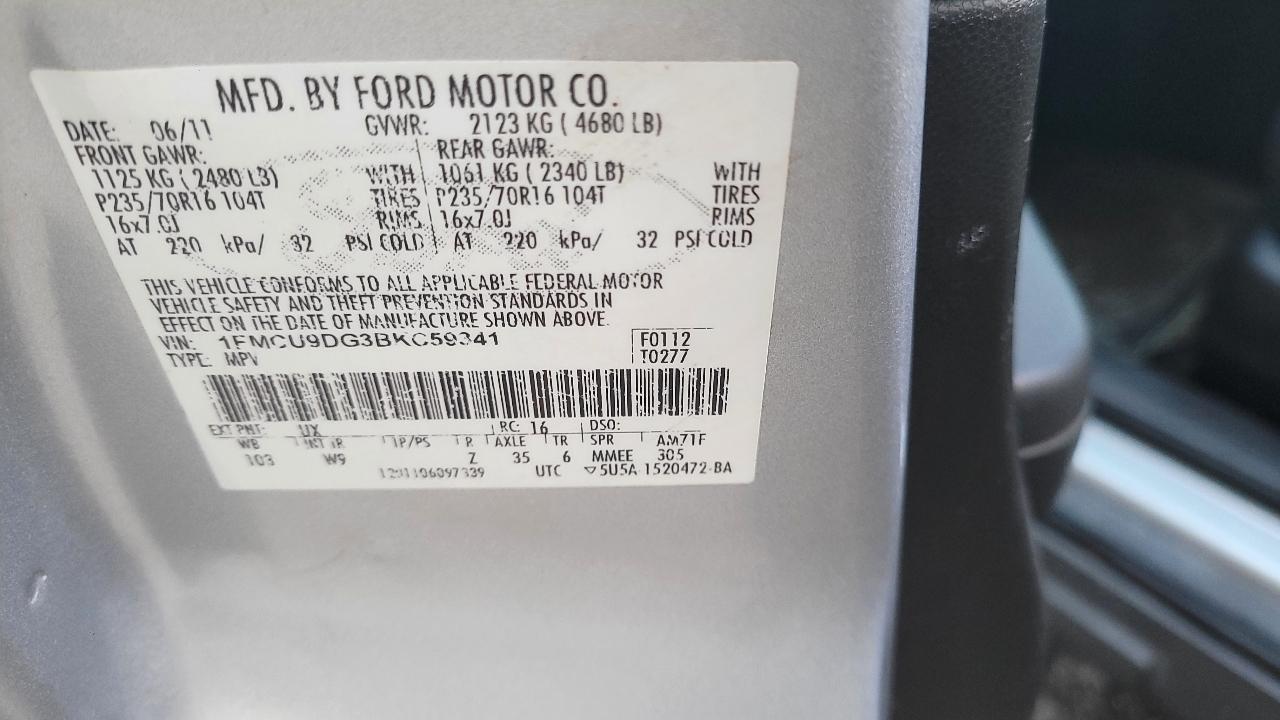 Ford Escape 4WD 4dr XLT 2011