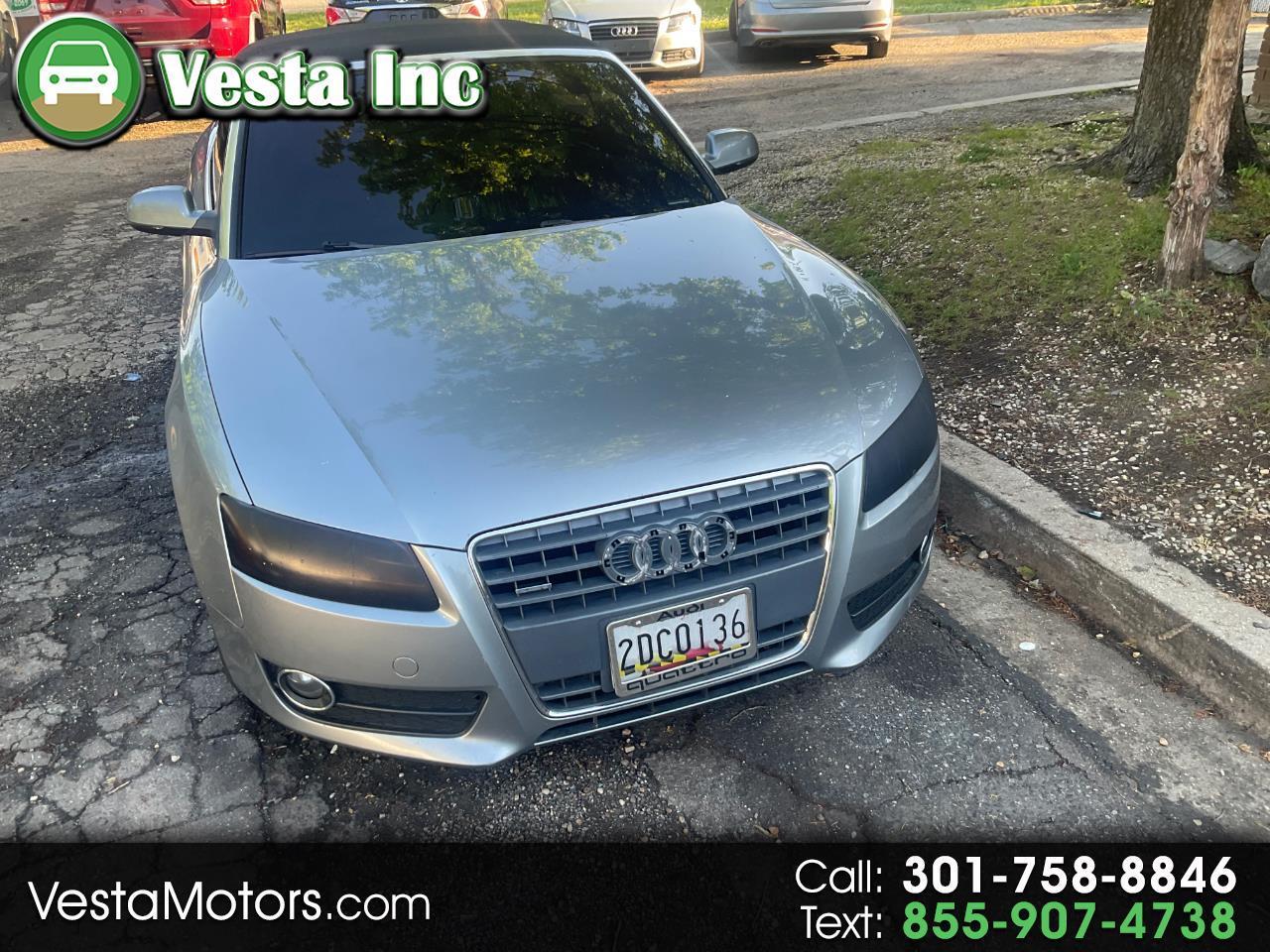 2011 Audi A5 2dr Cabriolet Auto quattro 2.0T Premium Plus
