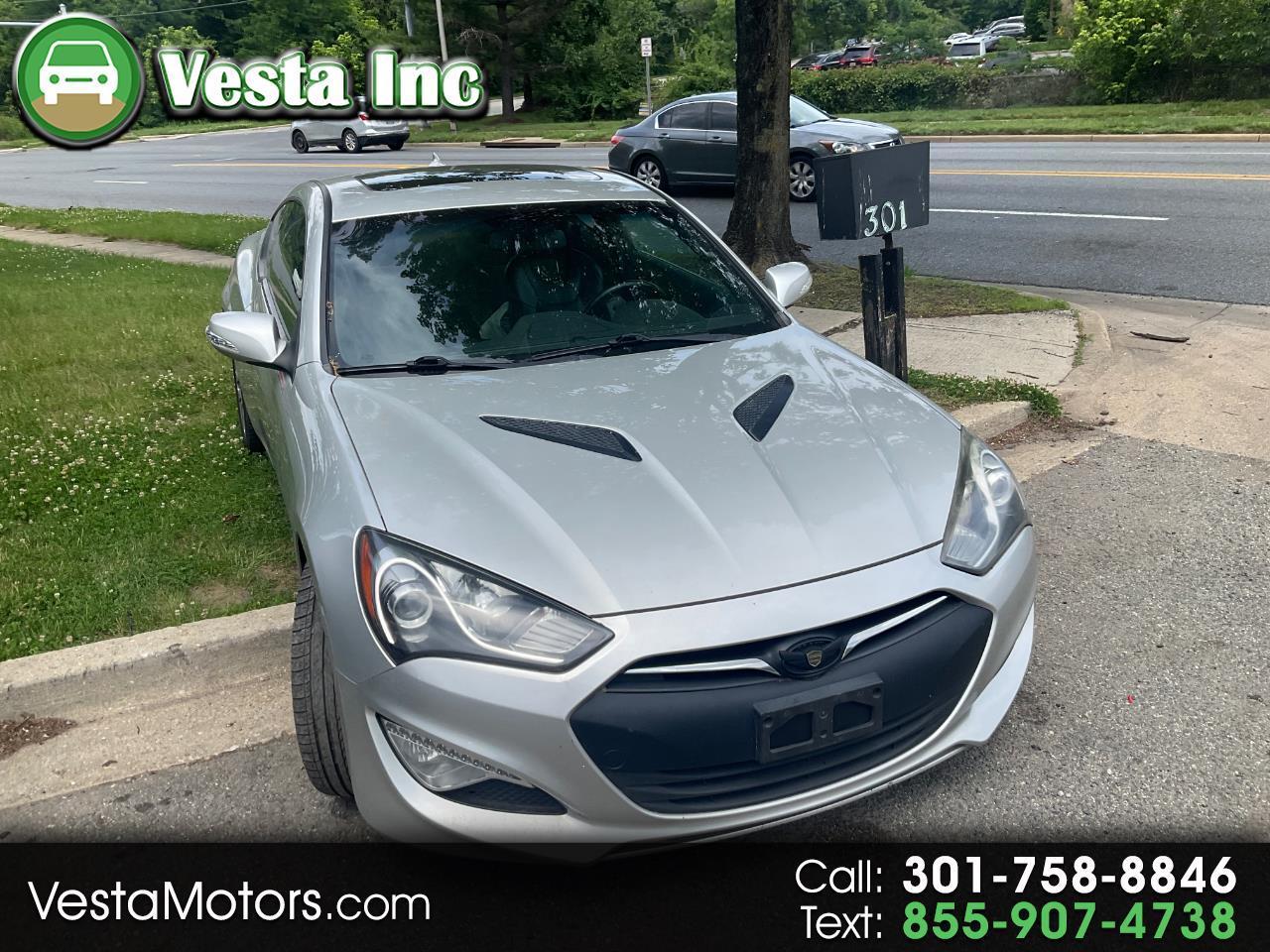 Hyundai Genesis Coupe 2dr V6 3.8L Auto Grand Touring w/Blk Lth 2013