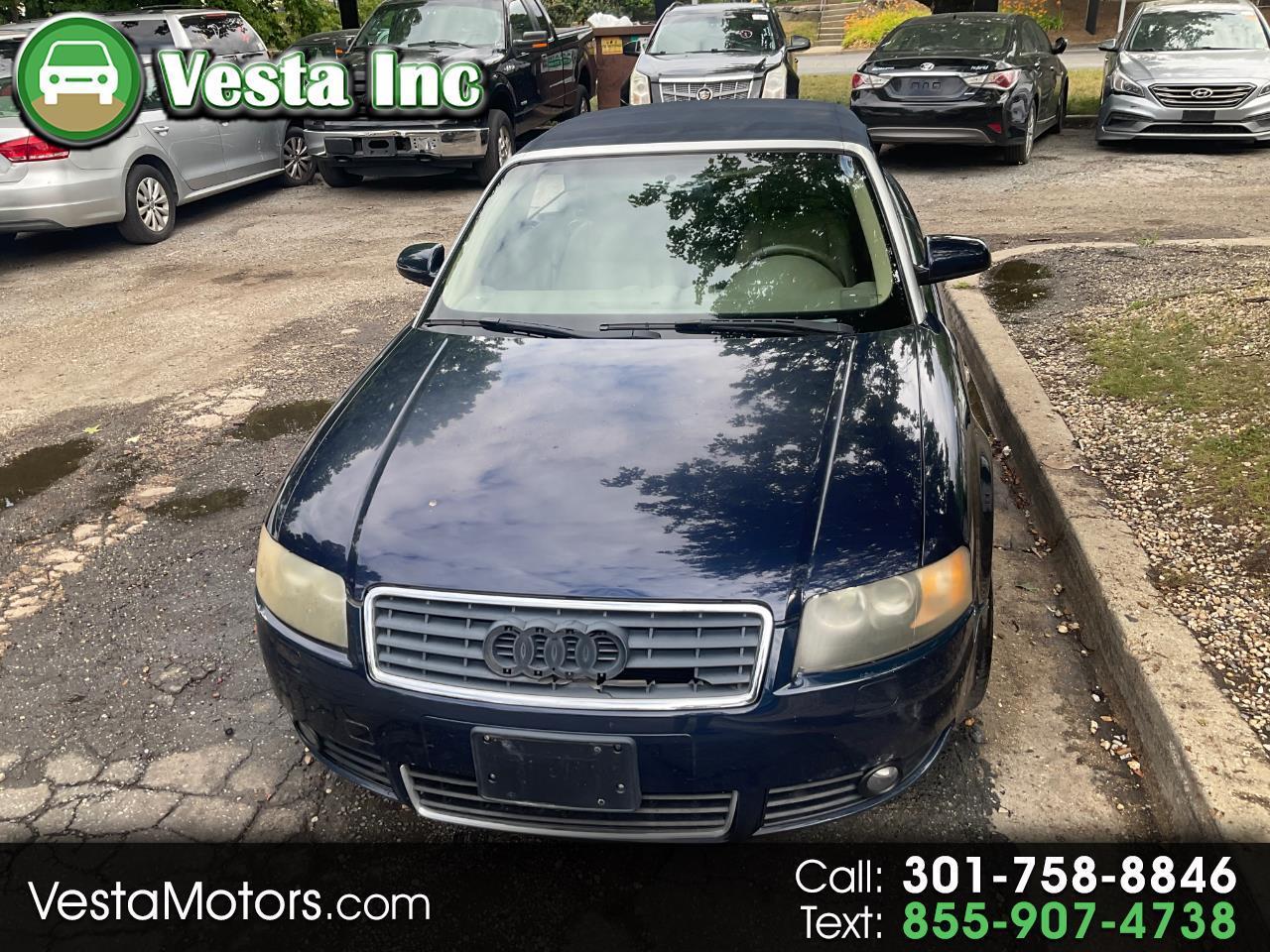 2006 Audi A4 2dr Cabriolet 1.8T CVT