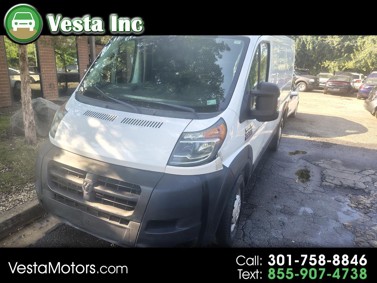 RAM ProMaster Cargo Van 1500 Low Roof 136" WB 2018