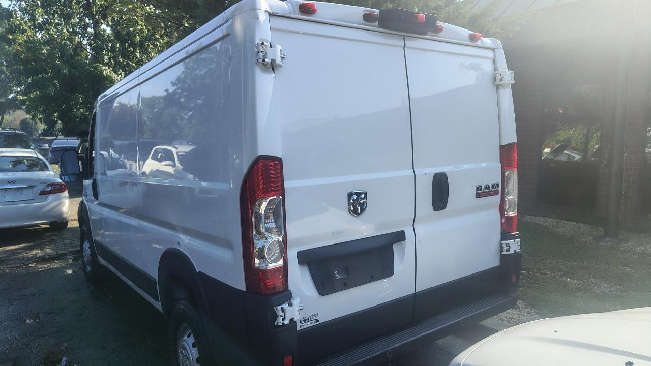 RAM ProMaster Cargo Van 1500 Low Roof 136" WB 2018