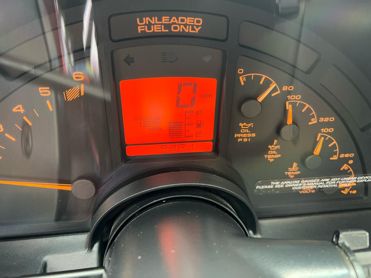 Chevrolet Corvette 2dr Coupe Hatchback 1993