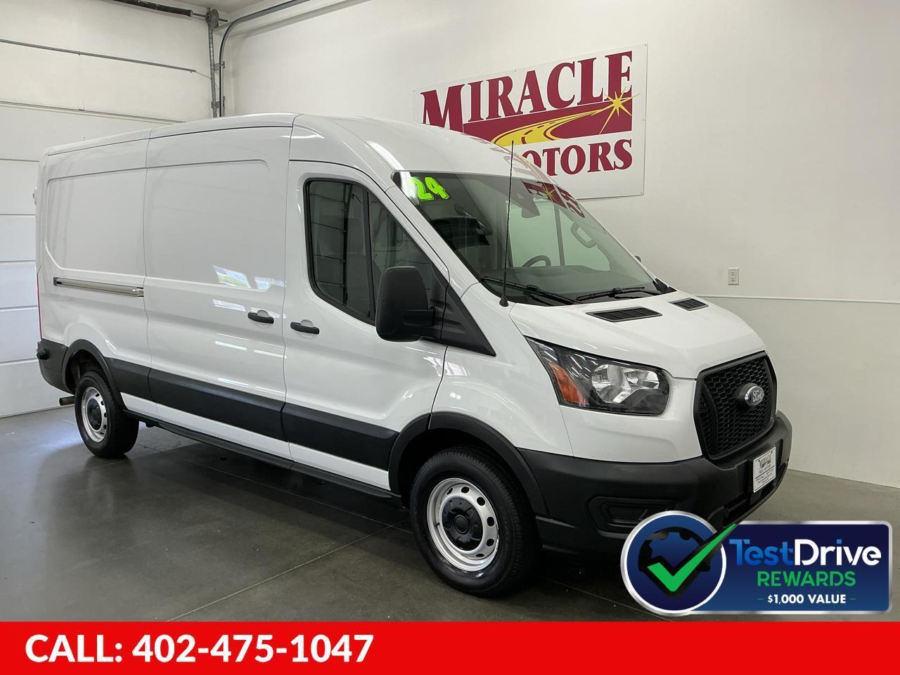 2024 Ford Transit Cargo Van T-250 148" Med Rf 9070 GVWR RWD