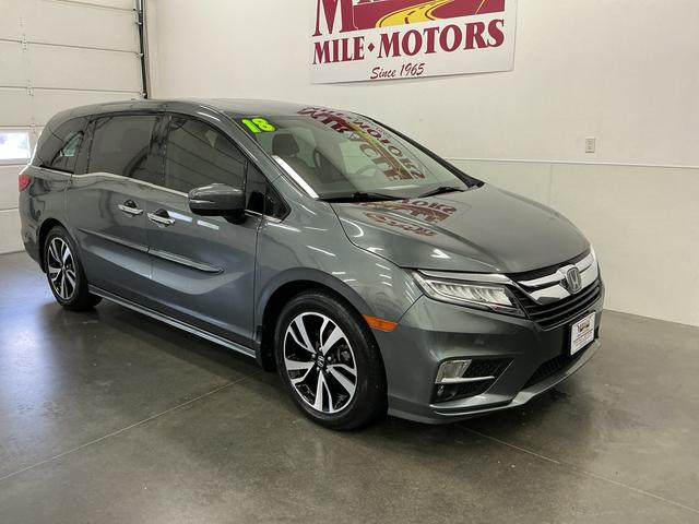 Gray 2018 Honda Odyssey Minivan Front-Wheel Drive Automatic