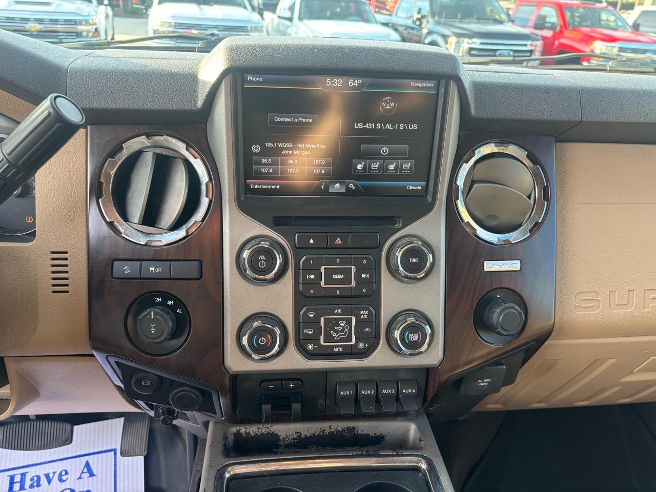 Ford Super Duty F-250 SRW 4WD Crew Cab 172" Lariat 2016