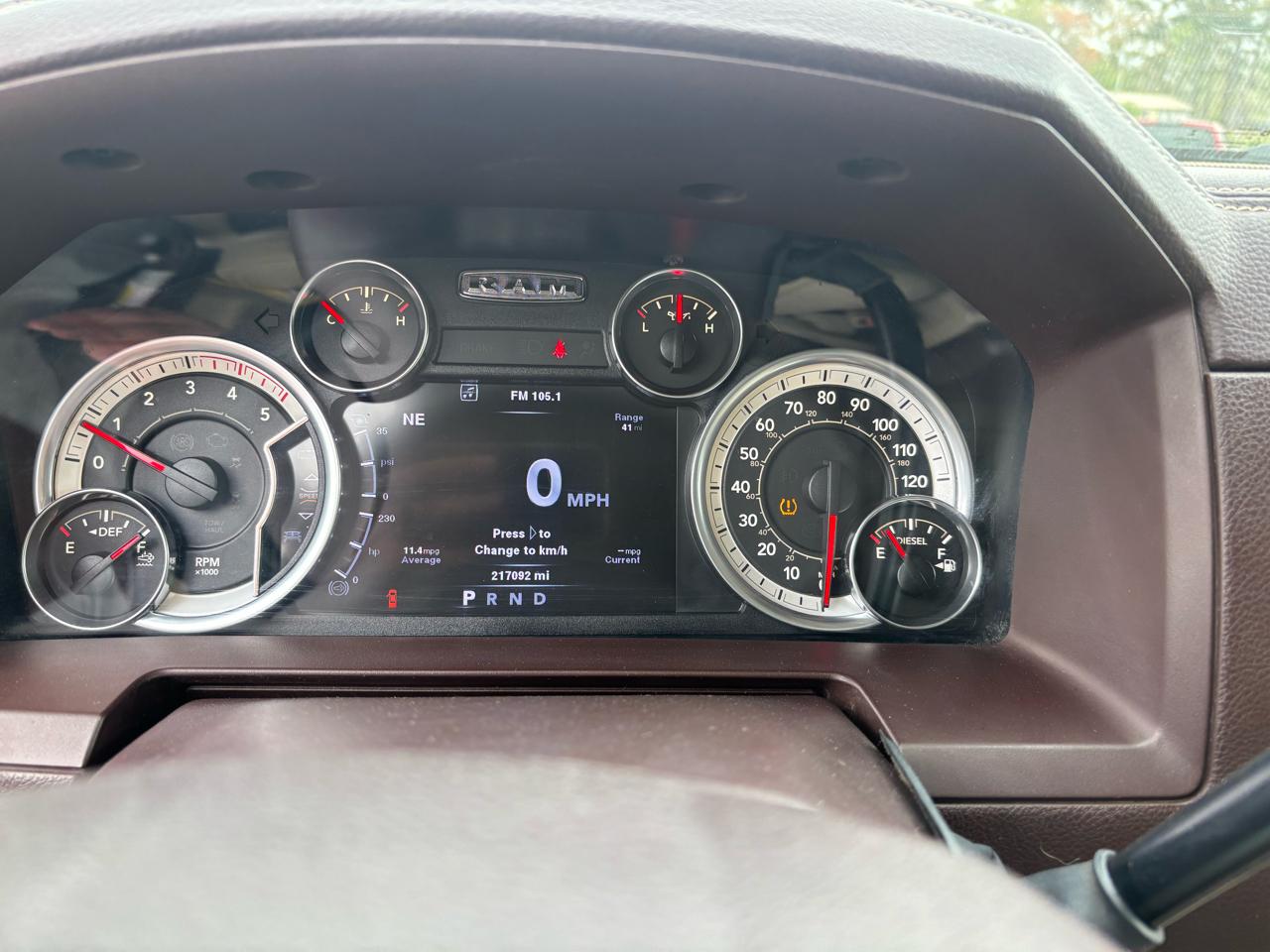 RAM 2500 4WD Mega Cab 160.5" Laramie 2013