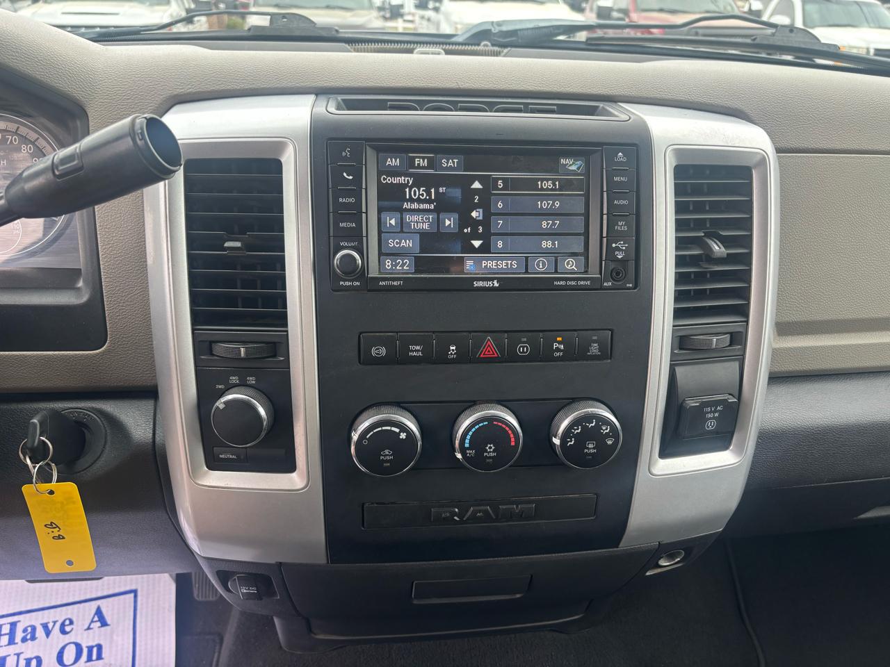 RAM 2500 4WD Mega Cab 160.5" SLT 2012