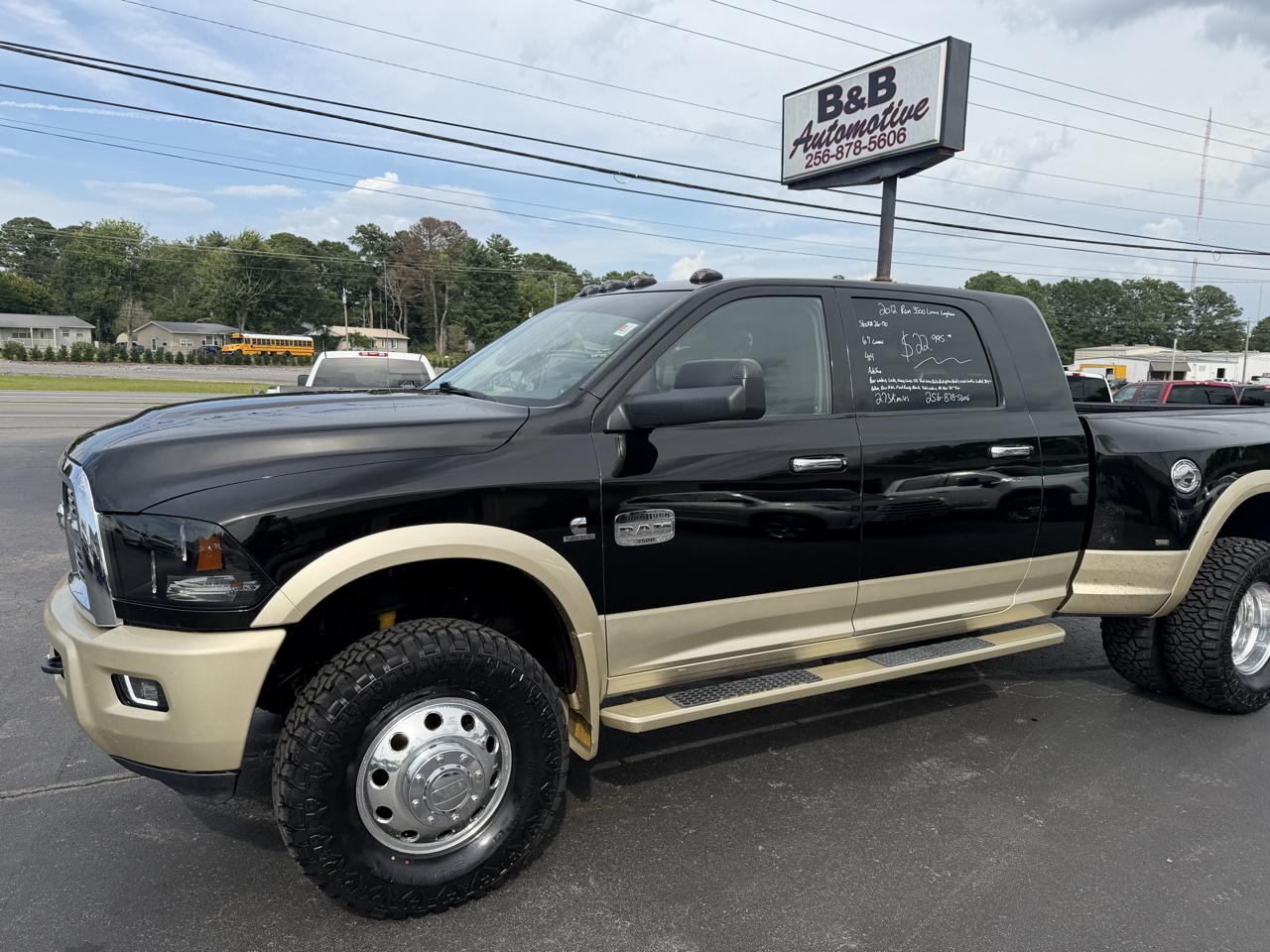 2012 RAM 3500 4WD Mega Cab 160.5" Laramie Longhorn