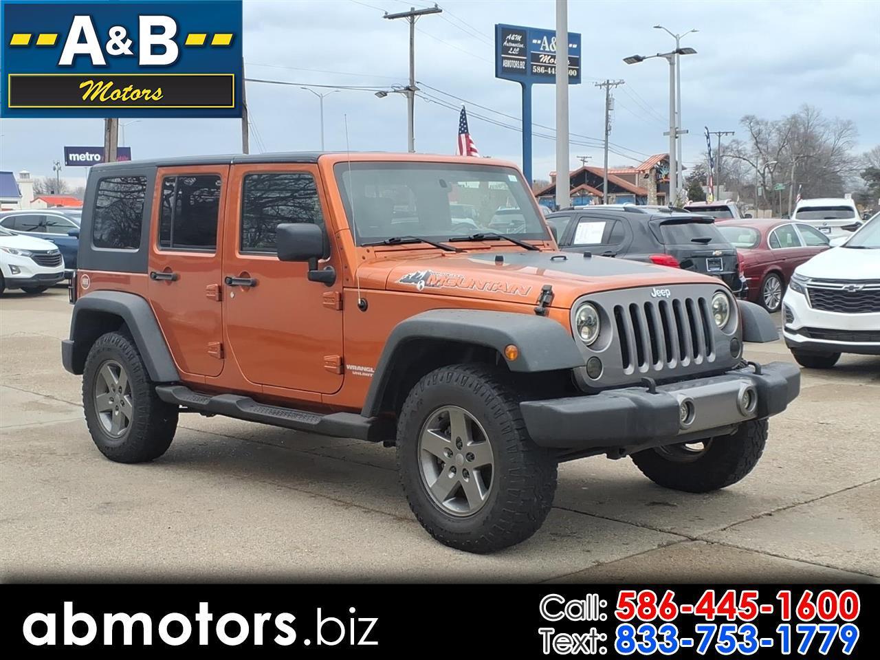 Jeep Wrangler Unlimited 4WD 4dr Mountain 2010