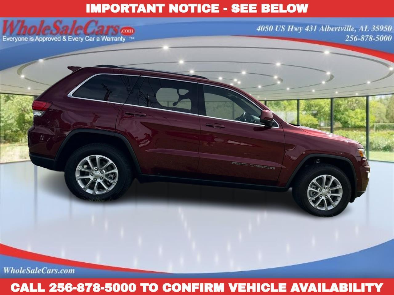2021 Jeep Grand Cherokee Laredo 4D SUV RWD