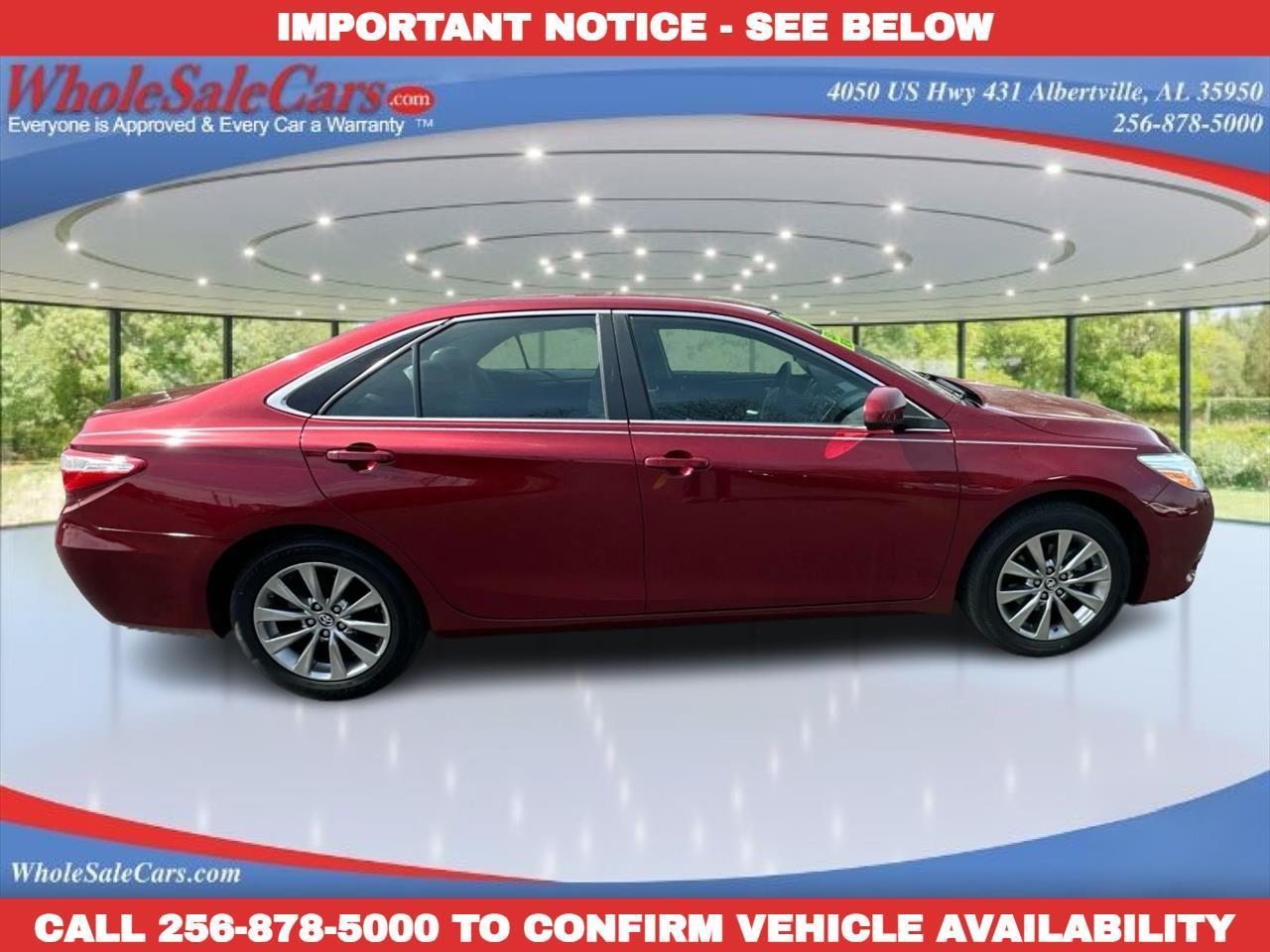 2016 Toyota Camry XLE 4D Sedan