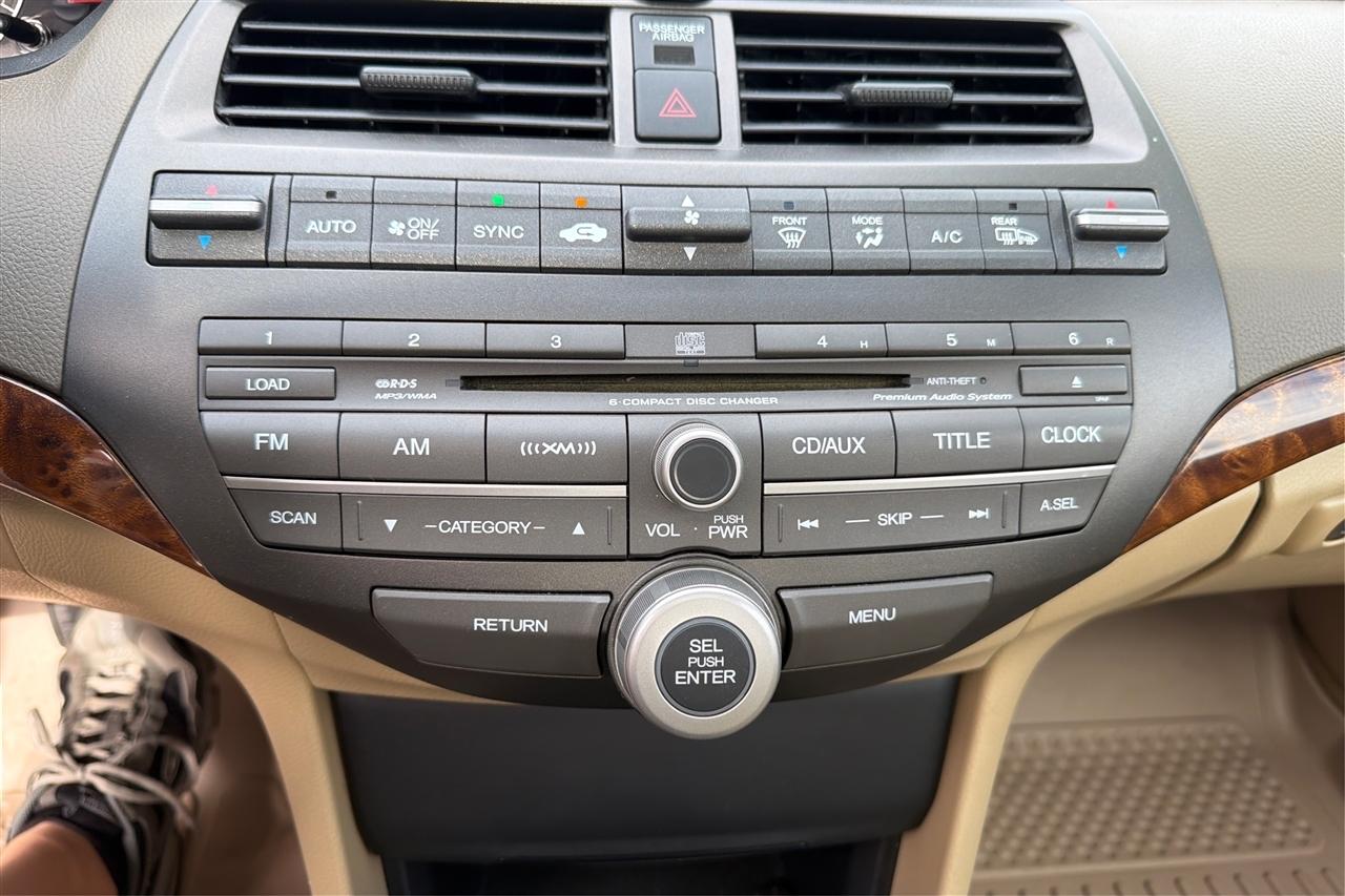 Honda Accord EX-L 4D Sedan V6 2010