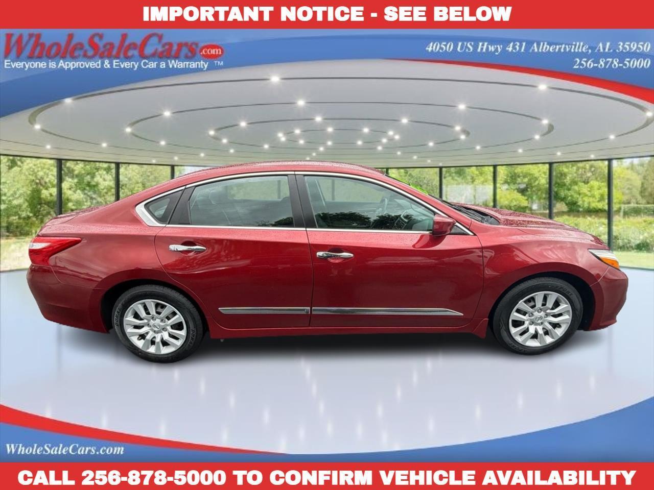 2016 Nissan Altima S 4D Sedan 2.5