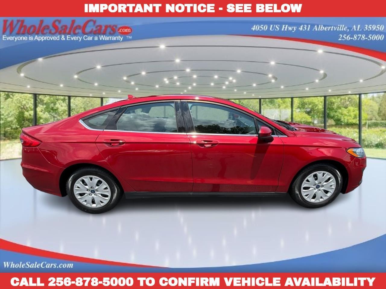 2020 Ford Fusion S 4D Sedan
