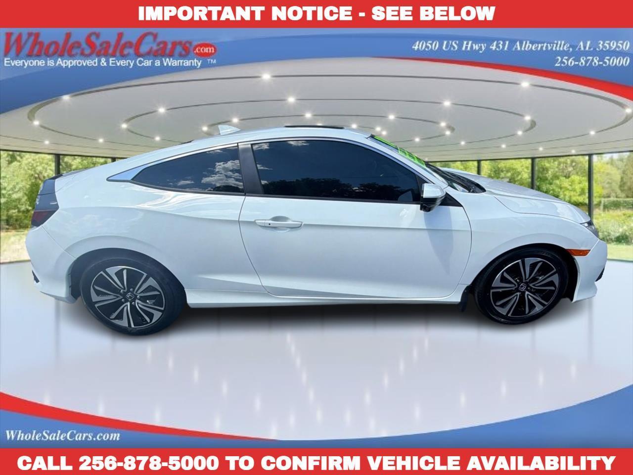 2018 Honda Civic Coupe 2dr CVT EX