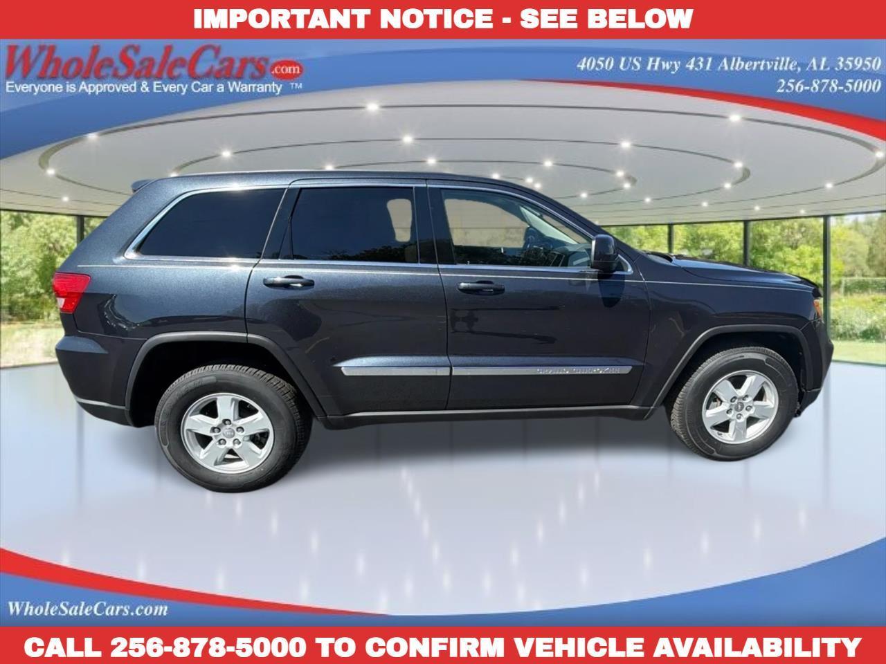 2012 Jeep Grand Cherokee Laredo 4D SUV 4WD