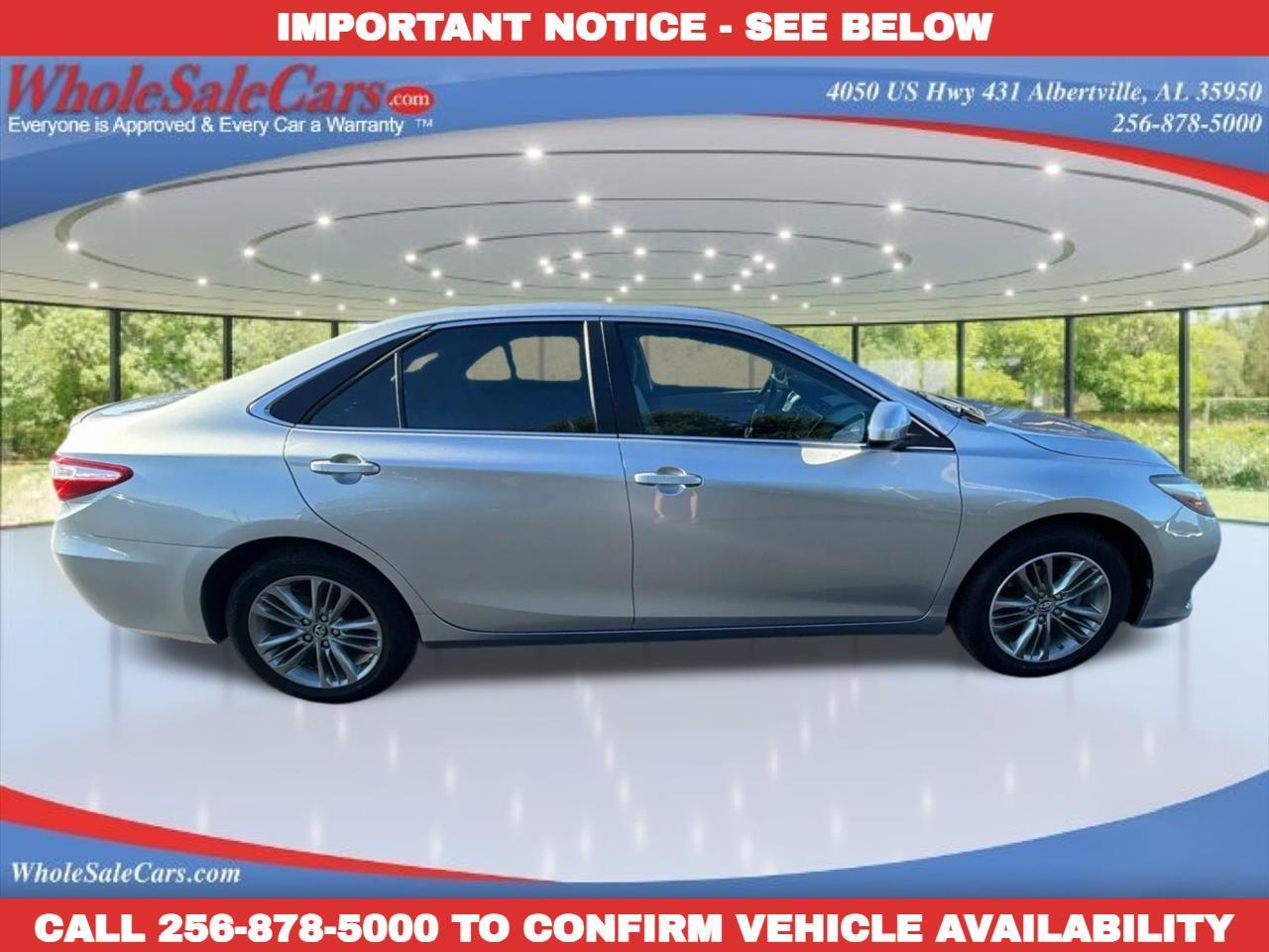 2017 Toyota Camry XLE 4D Sedan