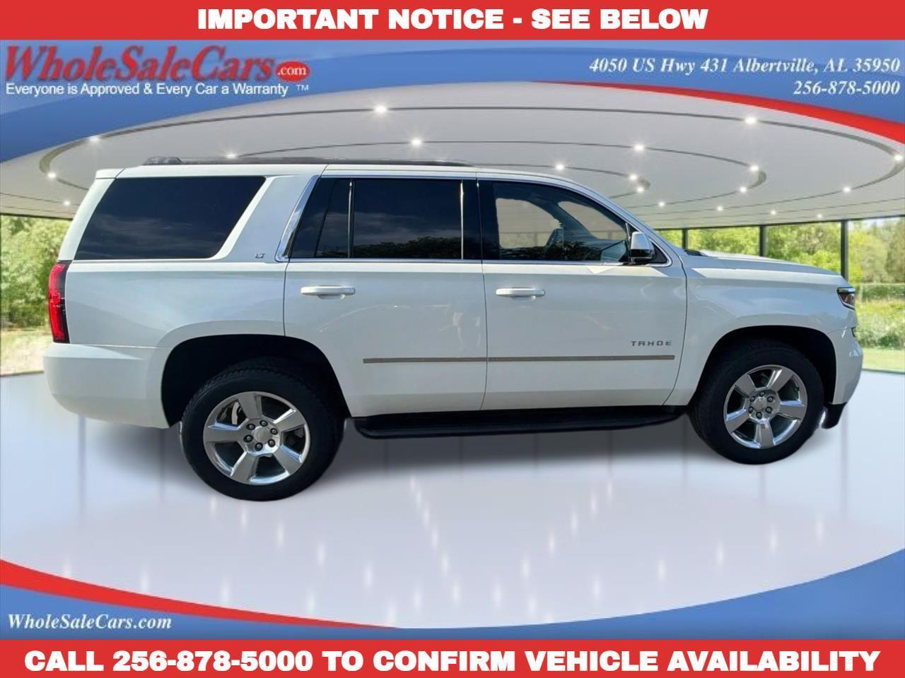 2015 Chevrolet Tahoe LT 4D SUV RWD