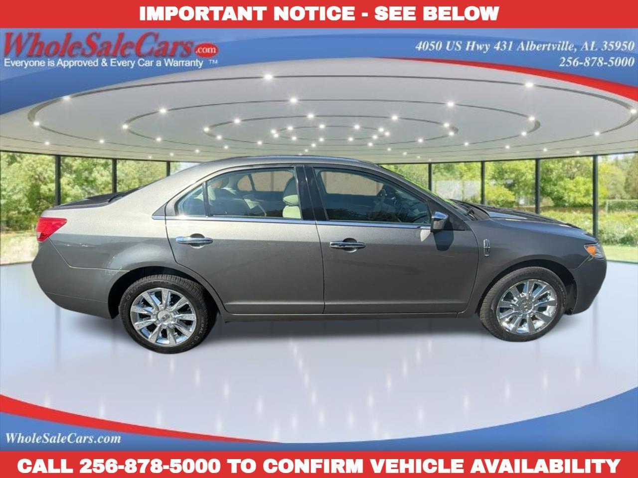 Lincoln MKZ Base 4D Sedan 2012