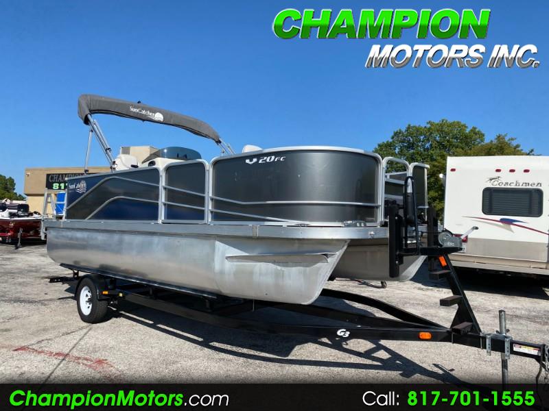 Used 2018 G3 SunCatcher V20 FC Pontoon Boat Fish and Cruise for Sale in