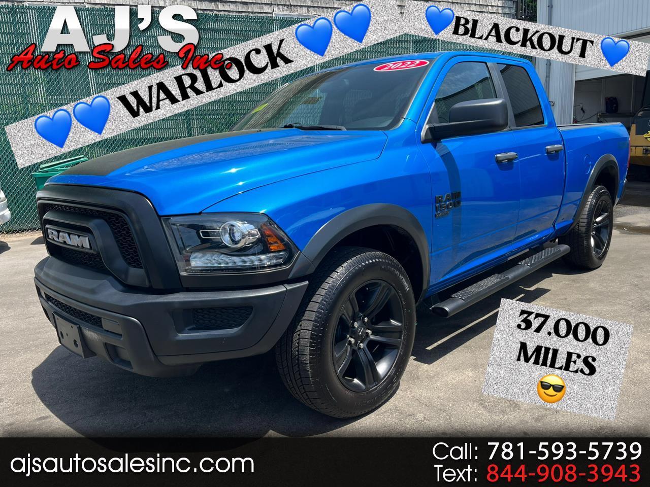 2022 RAM 1500 Classic Warlock 4x4 Quad Cab 6'4" Box