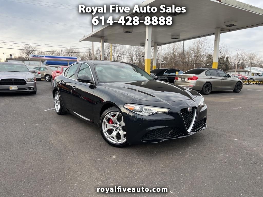 Black 2018 Alfa Romeo Giulia Ti AWD Sedan All-Wheel Drive Automatic