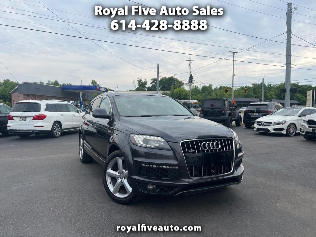 Black 2015 Audi Q7 3.0T quattro S-Line Prestige SUV / Crossover All-Wheel Drive Automatic