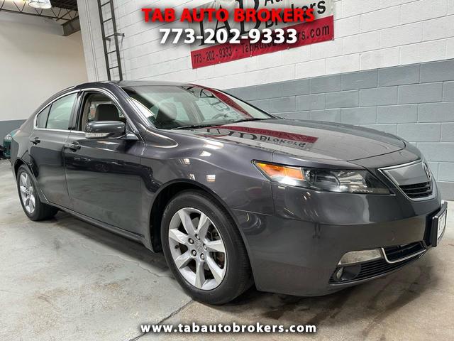 Gray 2012 Acura TL FWD with Technology Package Sedan Front-Wheel Drive Automatic