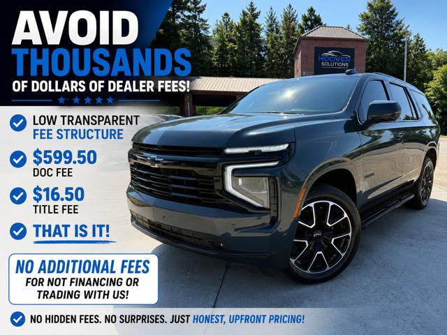 Gray 2025 Chevrolet Tahoe RST 4WD SUV / Crossover Four-Wheel Drive Automatic
