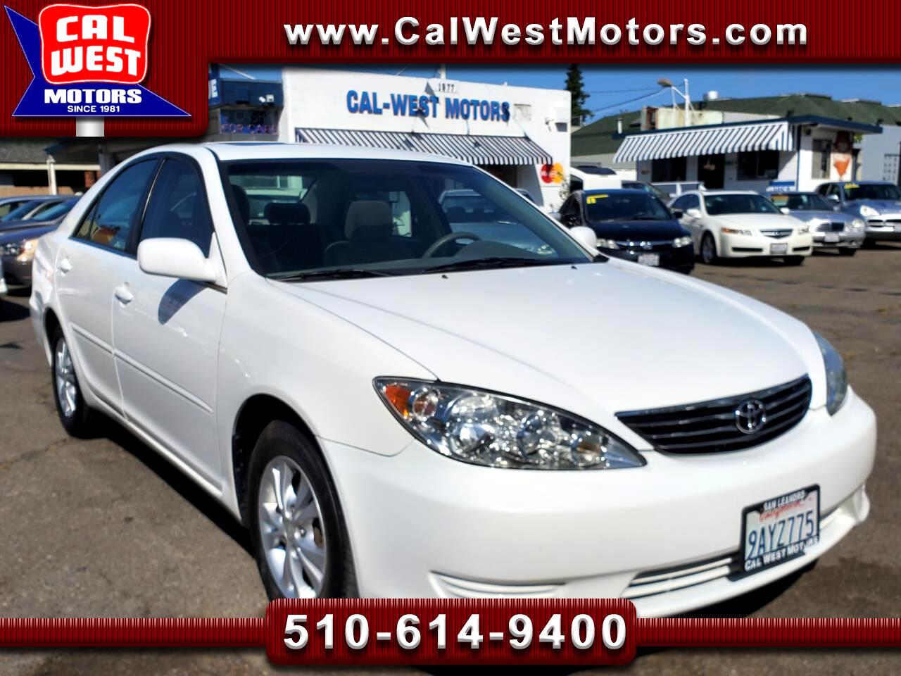 Used 2005 Toyota Camry LE Sedan 4D V6 3.0L MoonRoof 6DiscCD JBL Nice