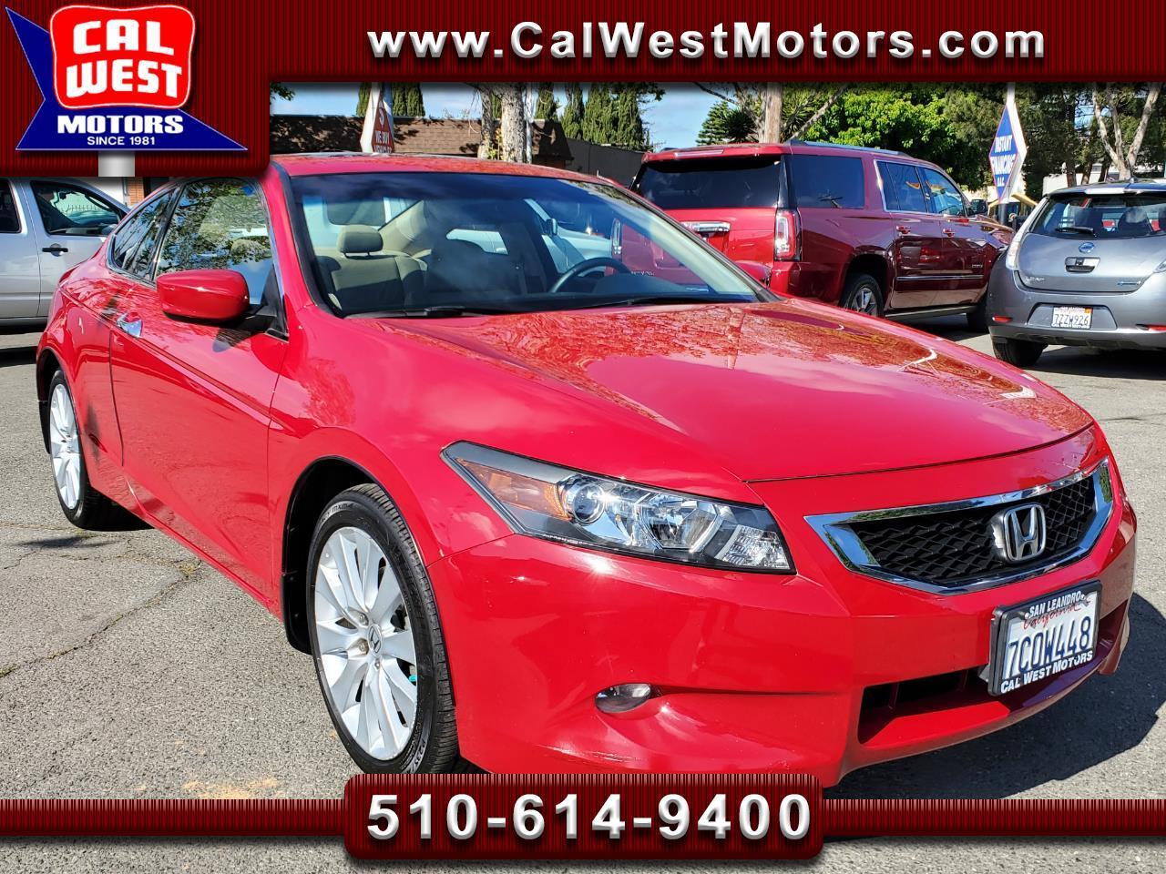 Used 2009 Honda Accord EXL Coupe w/Leather XM Roof Only42,788 LowMiles