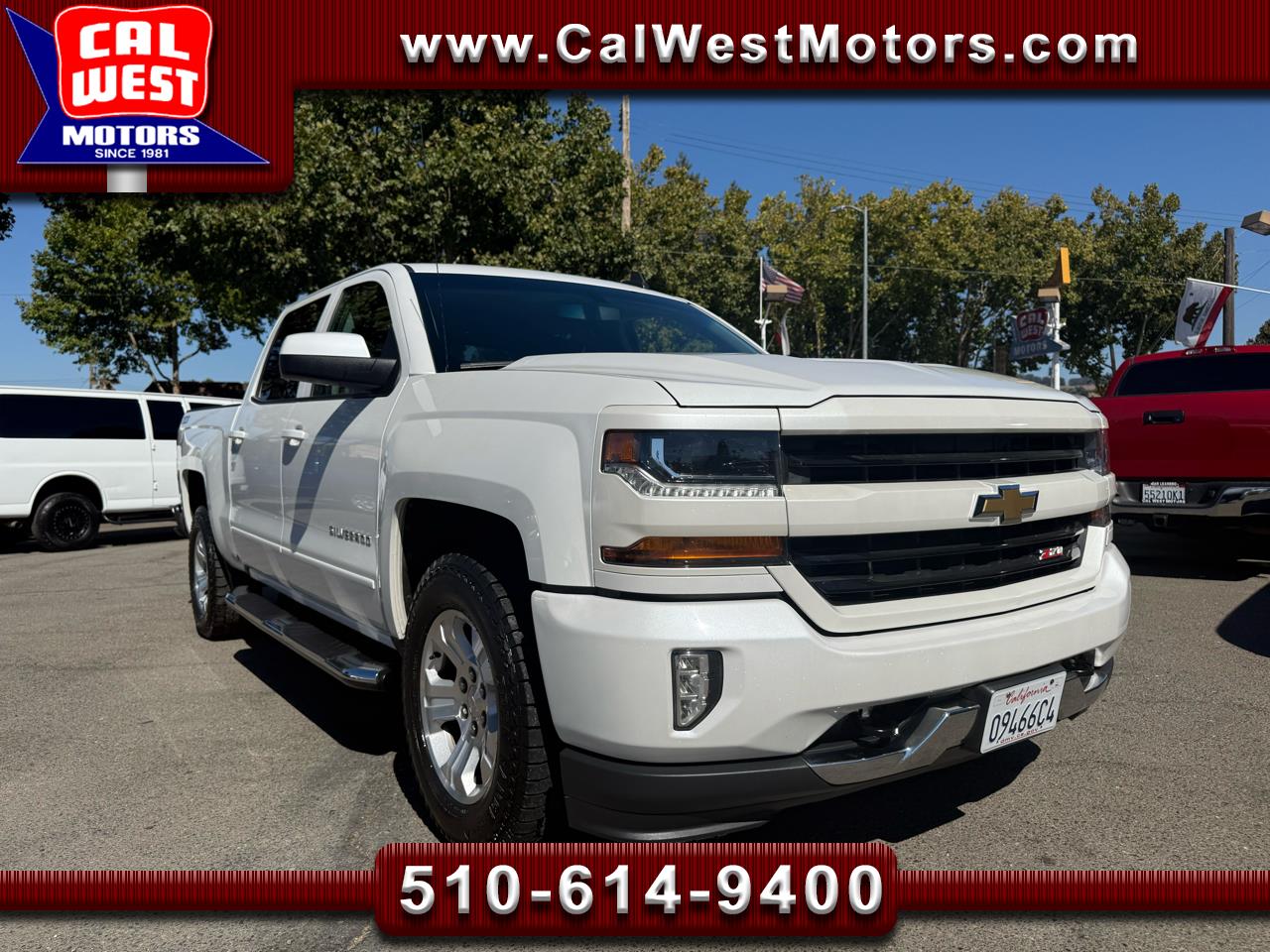 2018 Chevrolet Silverado 1500 LT Crew Cab 4X4 Z71-OffRoad BuCam TowPkg VeryClean
