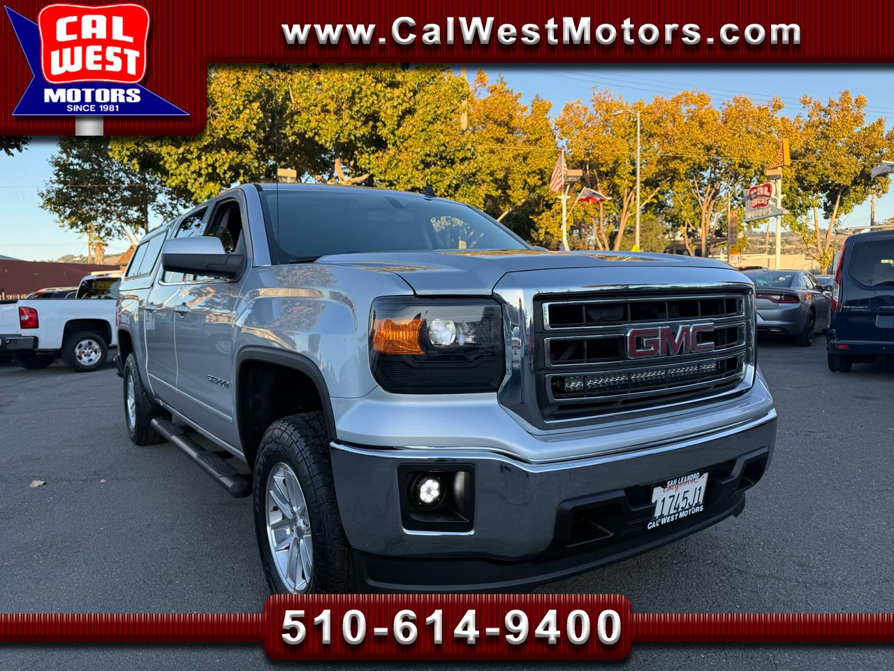 2014 GMC Sierra 1500 SLE CrewCab 5.5" w/XM BuCam 1Ownr LoMiles +Camper