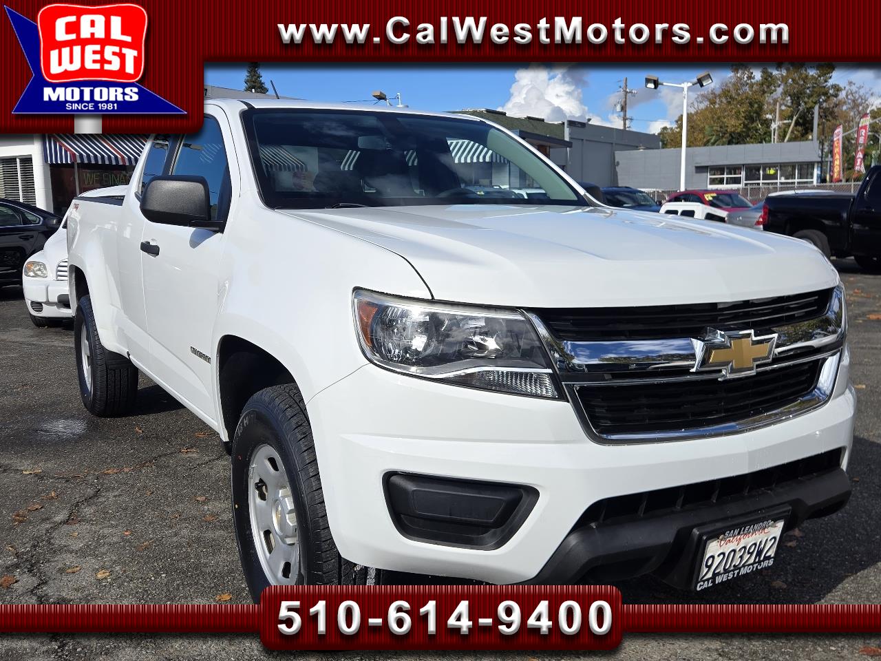 2020 Chevrolet Colorado Ext. Cab 4D 4WD BUcam Blu2th 1Owner VeryClean