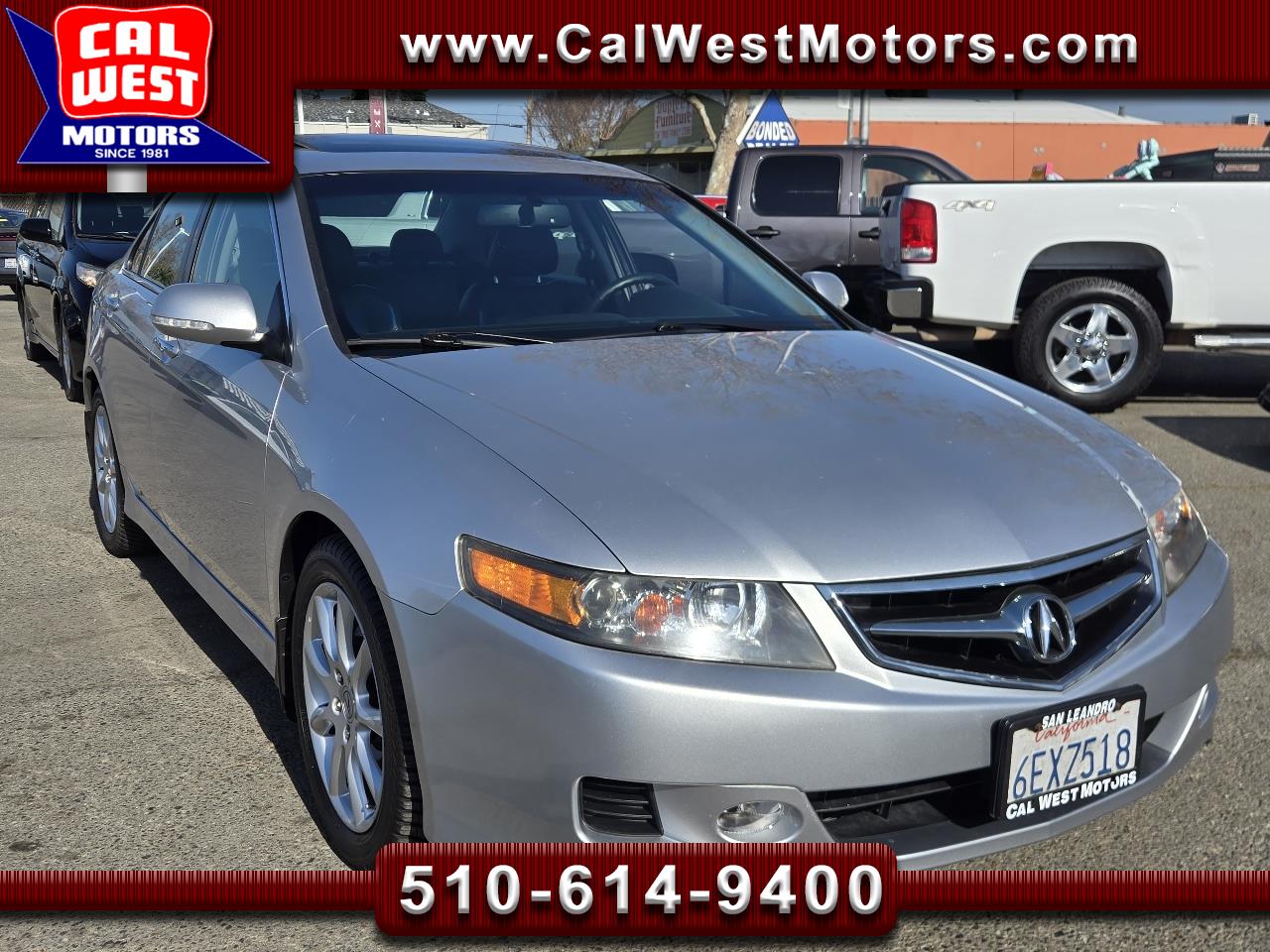 2008 Acura TSX Sedan w/Nav Leather MnRoof XM 1Ownr VeryClean