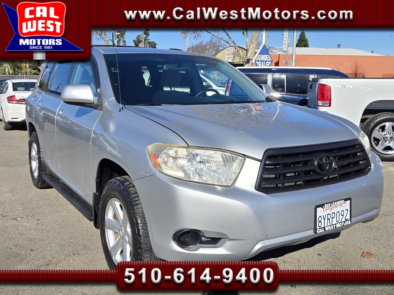 2010 Toyota Highlander V6 SUV 5D 3Rows BUcam Blu2th GreatServiceHistory