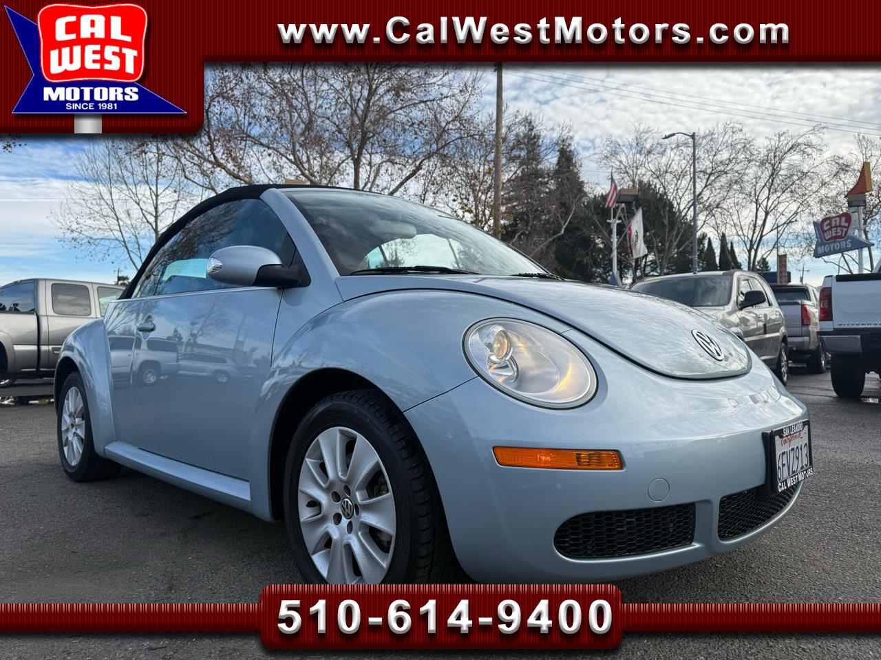 2009 Volkswagen New Beetle Convertible w/Leathr PwrTop 1Ownr LoMiles VryClean
