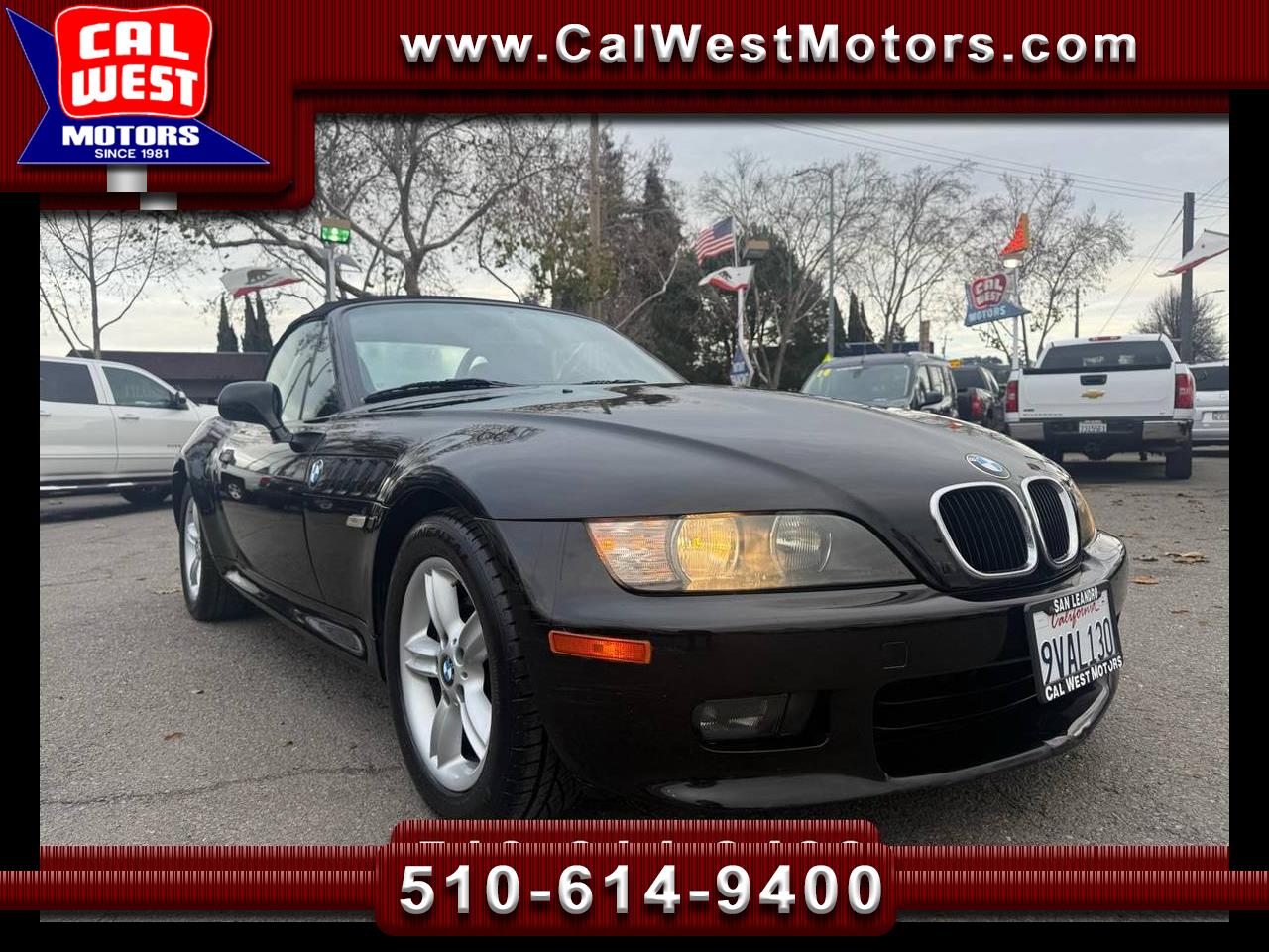 2002 BMW Z3 2.5i Roadster 5-Speed Manual Leather LowMiles