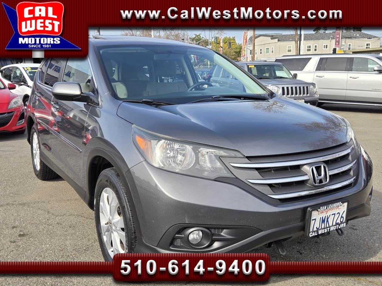 2014 Honda CR-V EX SUV 5D 4-Cyl VTEC MoonRoof BUcam Blu2th 1Owner