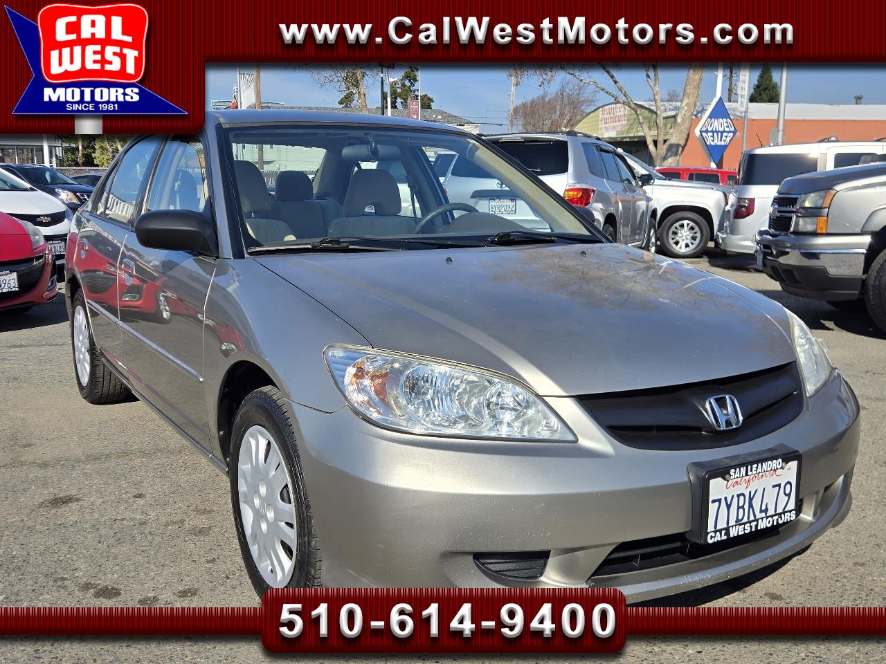 2005 Honda Civic LX Sedan Auto LowMiles GreatMPG VeryClean