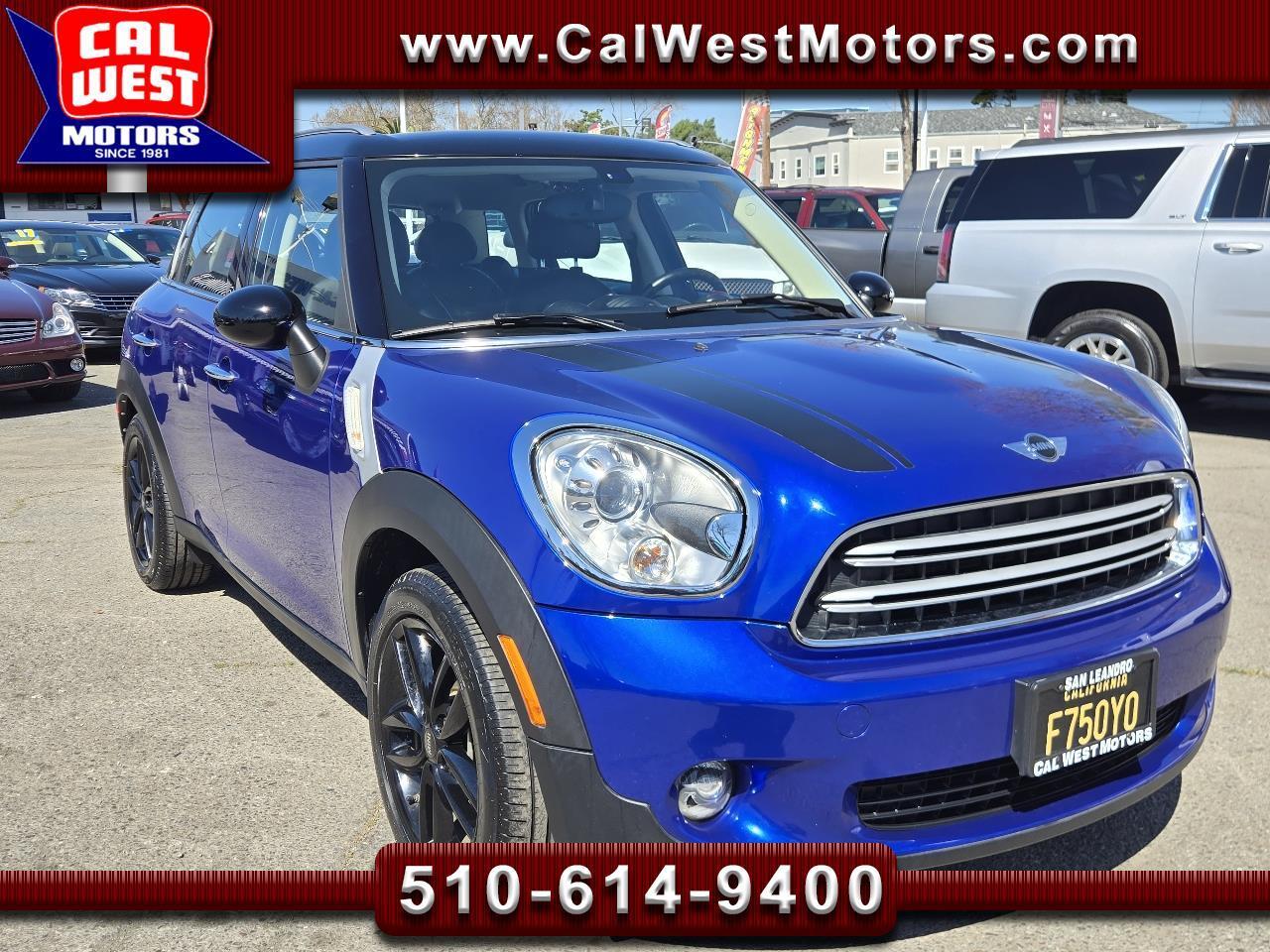 2016 MINI Cooper Countryman 5D w/Leather RackMount 1Owner ExMtnce VeryClean