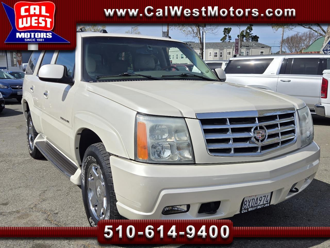 2004 Cadillac Escalade AWD 3Rows w/Leather Nav DVD BOSE ExMtnce VeryClean