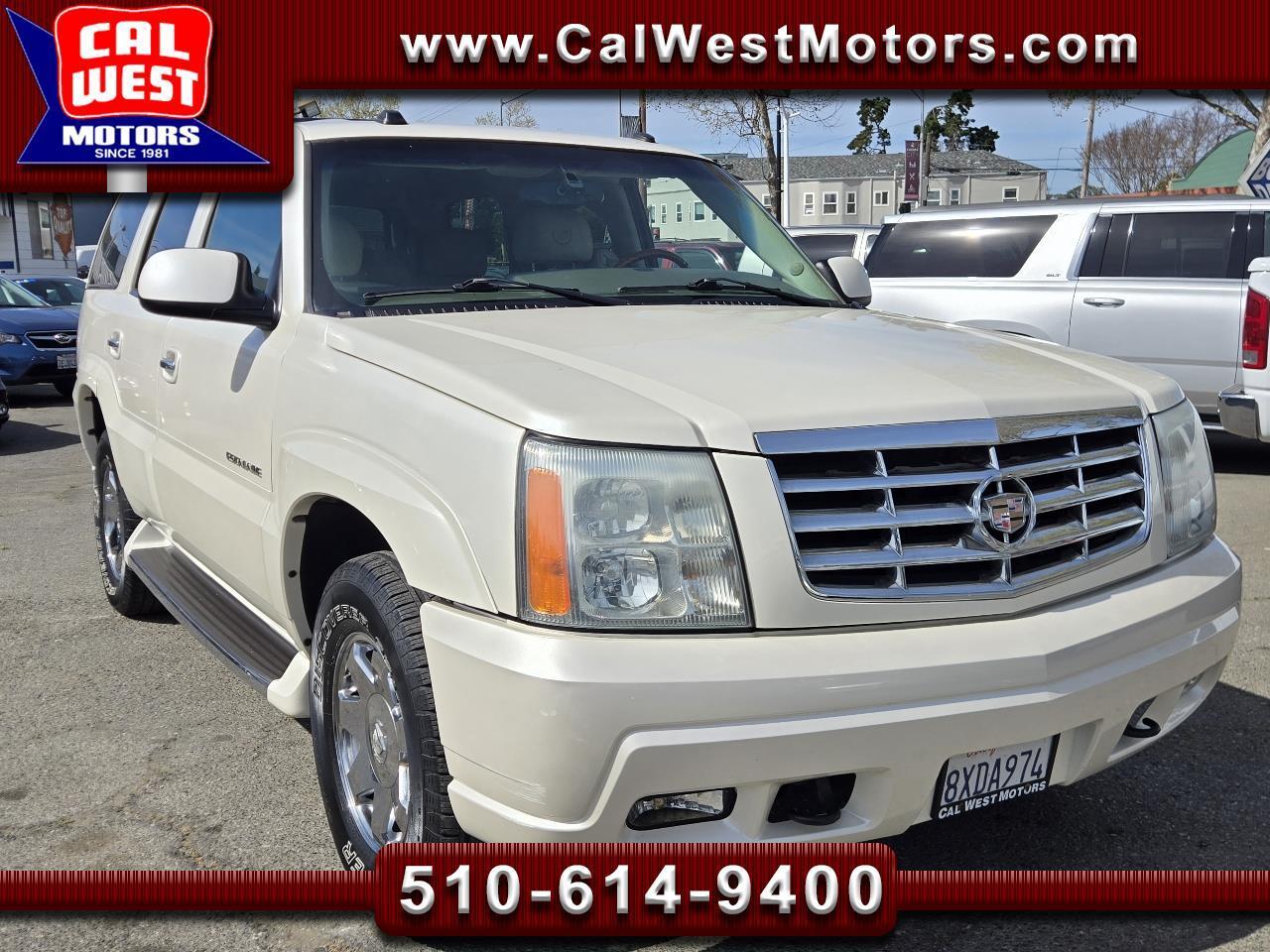 2004 Cadillac Escalade AWD 3Rows w/Leather Nav DVD BOSE ExMtnce VeryClean