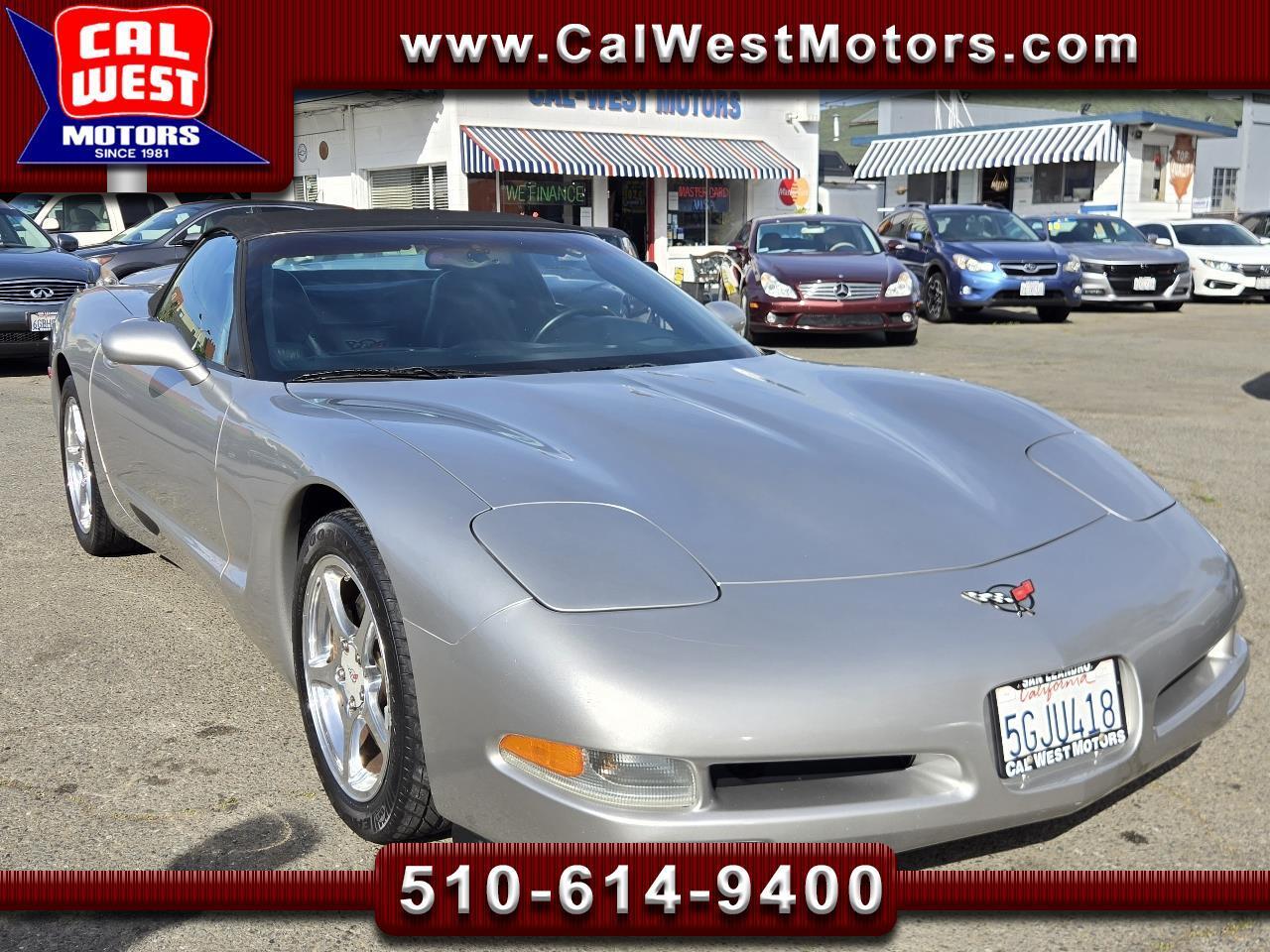2004 Chevrolet Corvette Convertible Leather Blu2th BOSE HUD 1Ownr LoMiles!