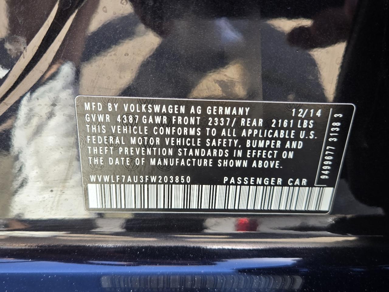 Volkswagen Golf R  2015